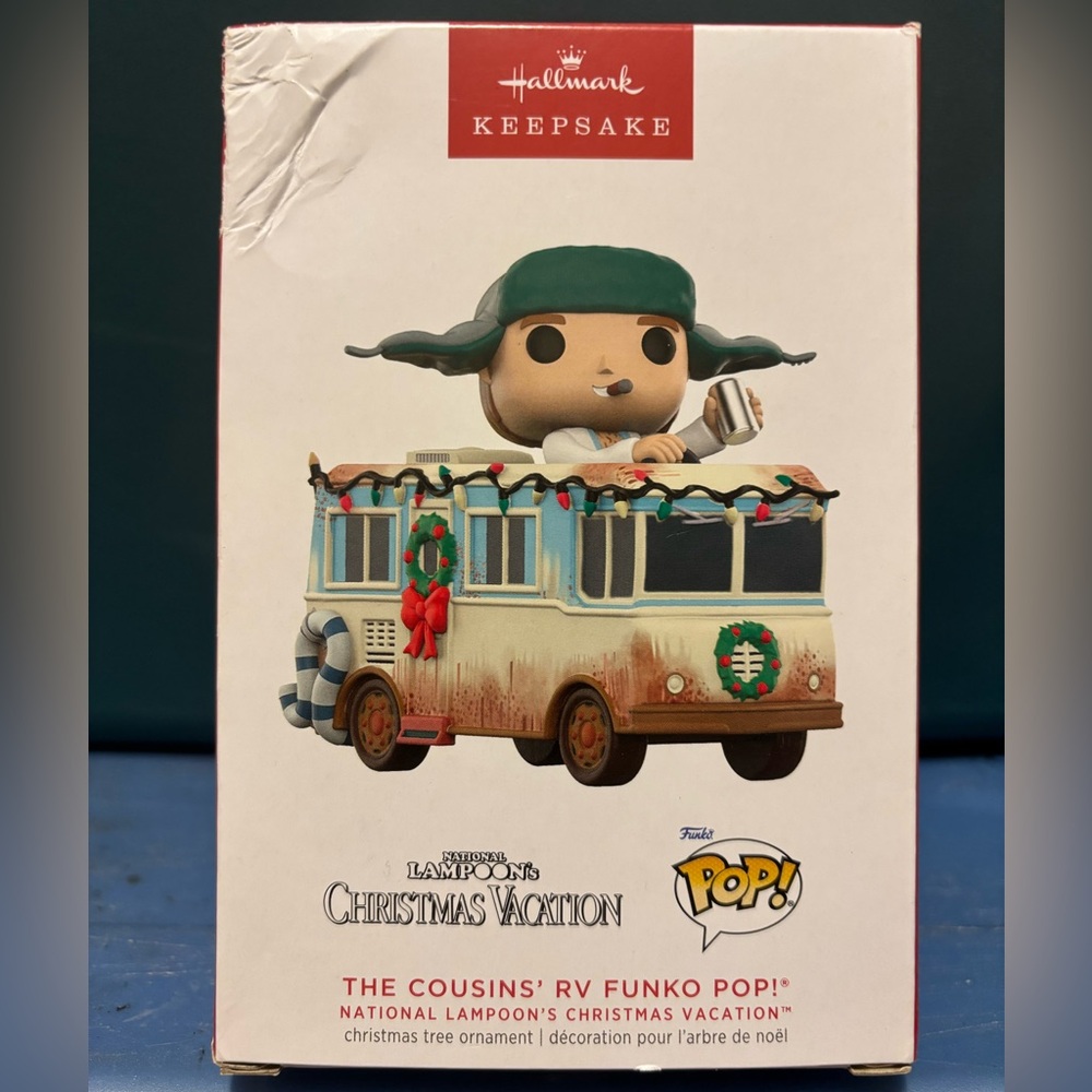 Funko Pop Christmas Vacation Festive Bus Figure. Box Damage. NEW..